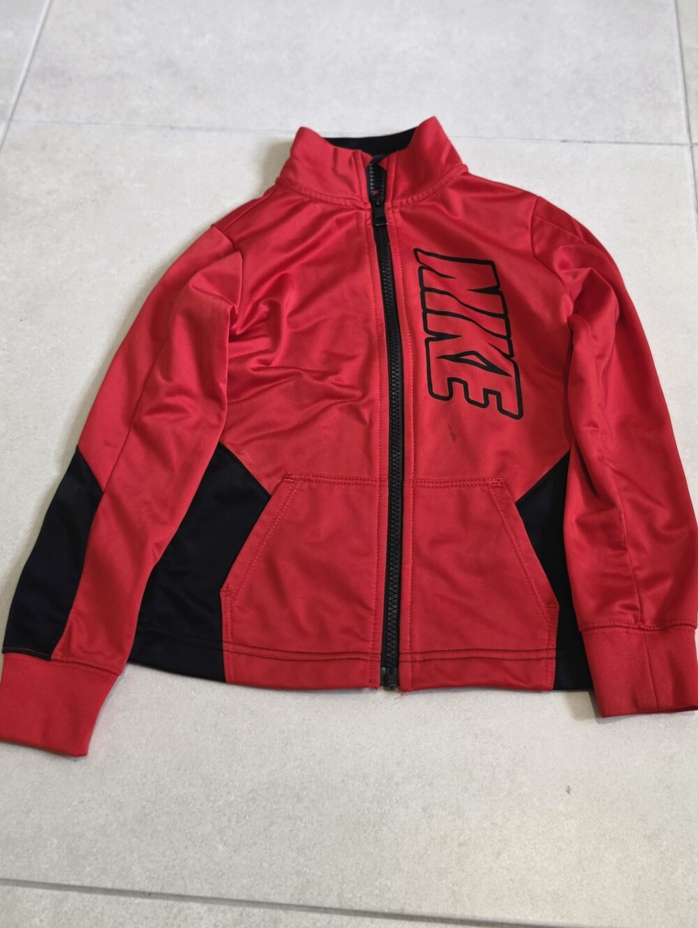Nike Kids Red Full-Zip Jacket